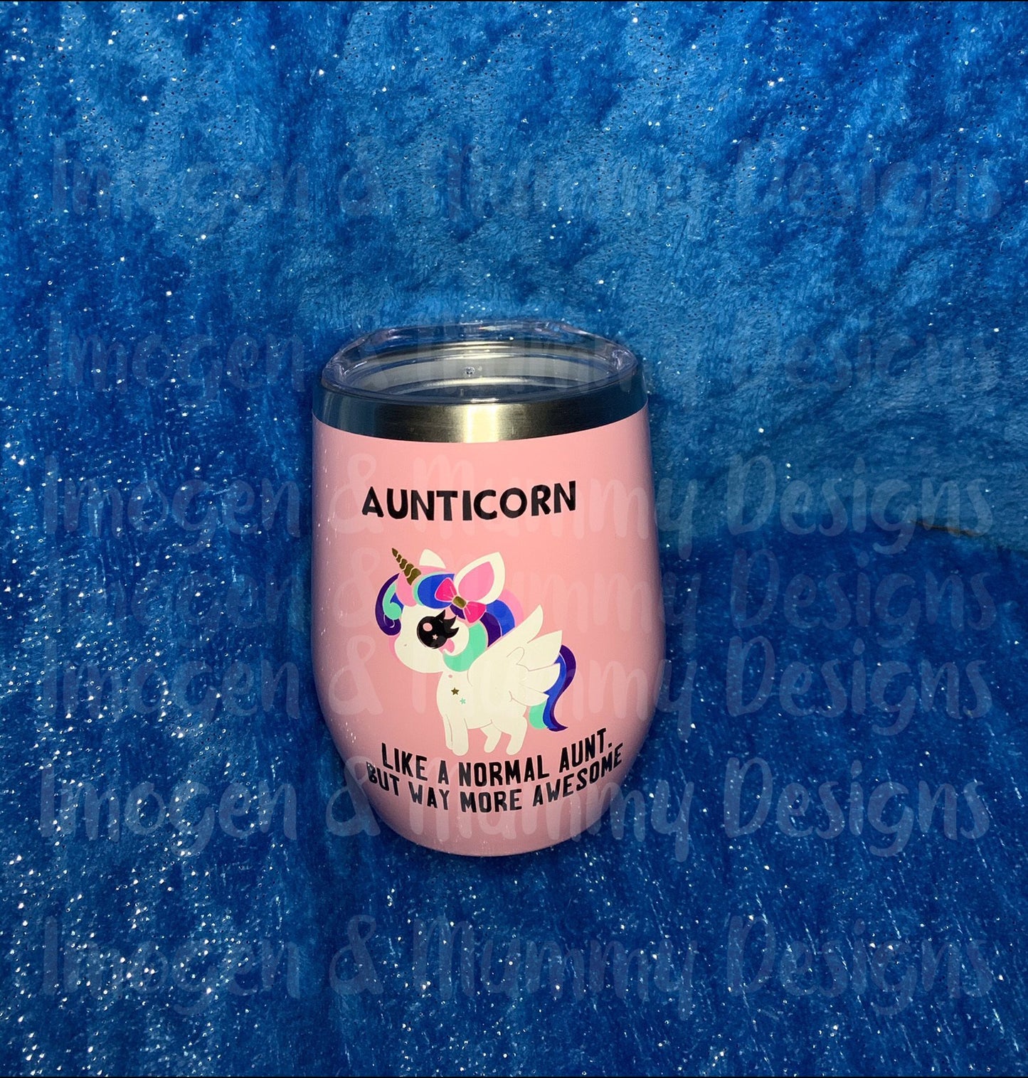 Aunticorn tumblers - Imogen & Mummy Designs