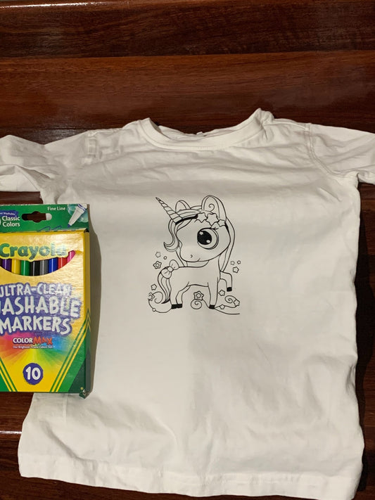 Washable Colour in t-shirt - Imogen & Mummy Designs