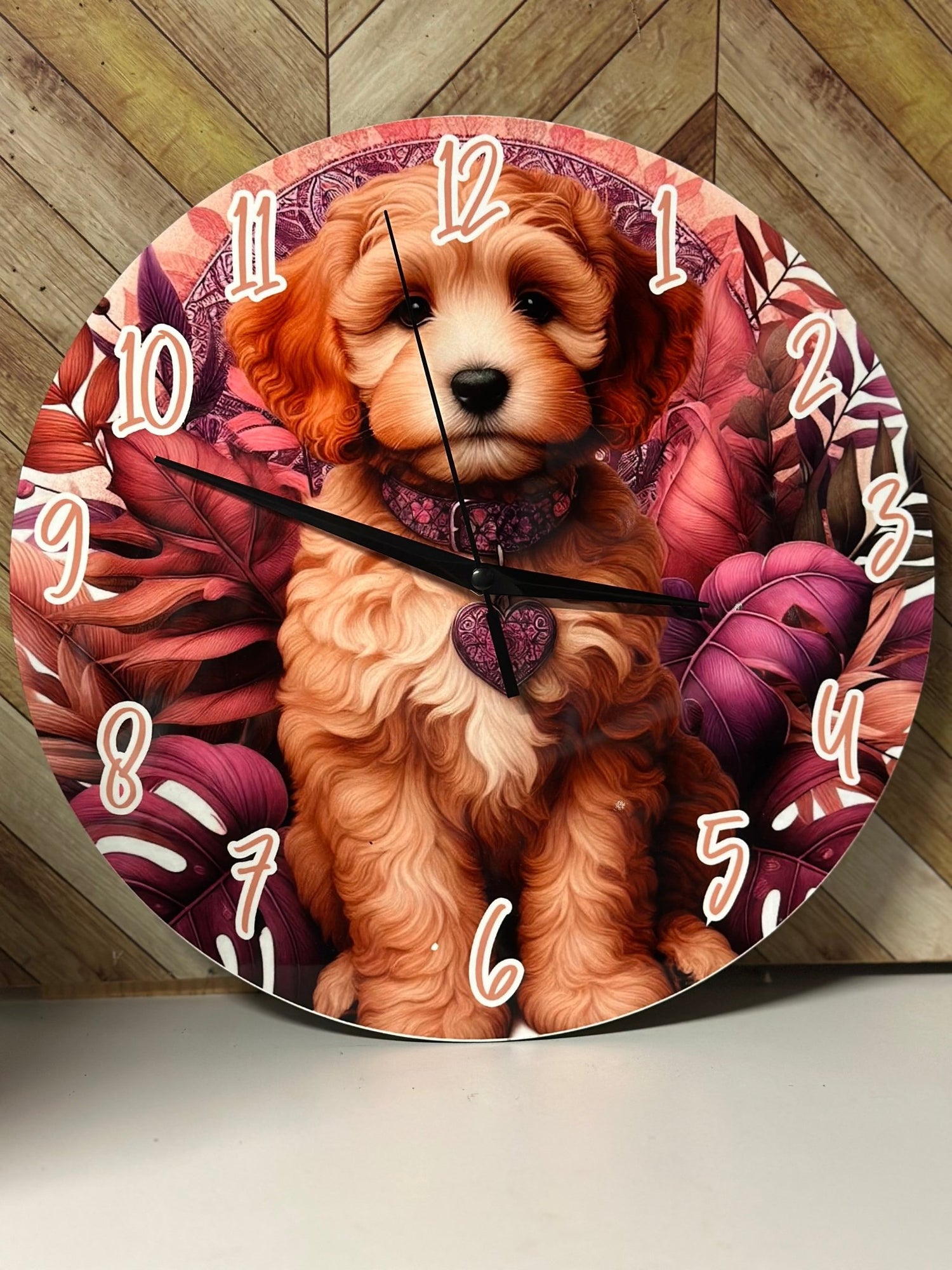 Cavoodle Clock - Imogen & Mummy Designs