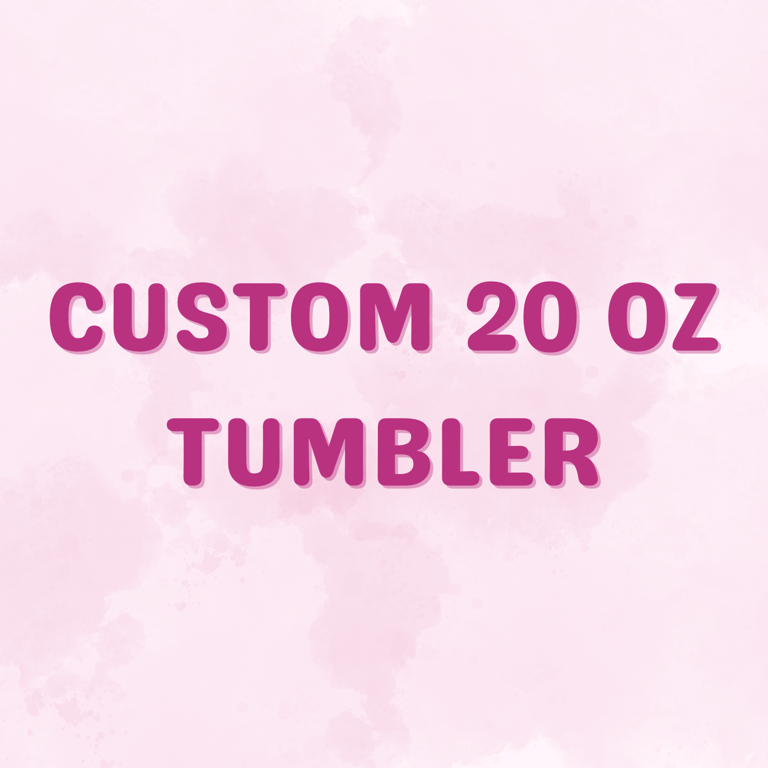 Custom 20oz Tumbler - Imogen & Mummy Designs