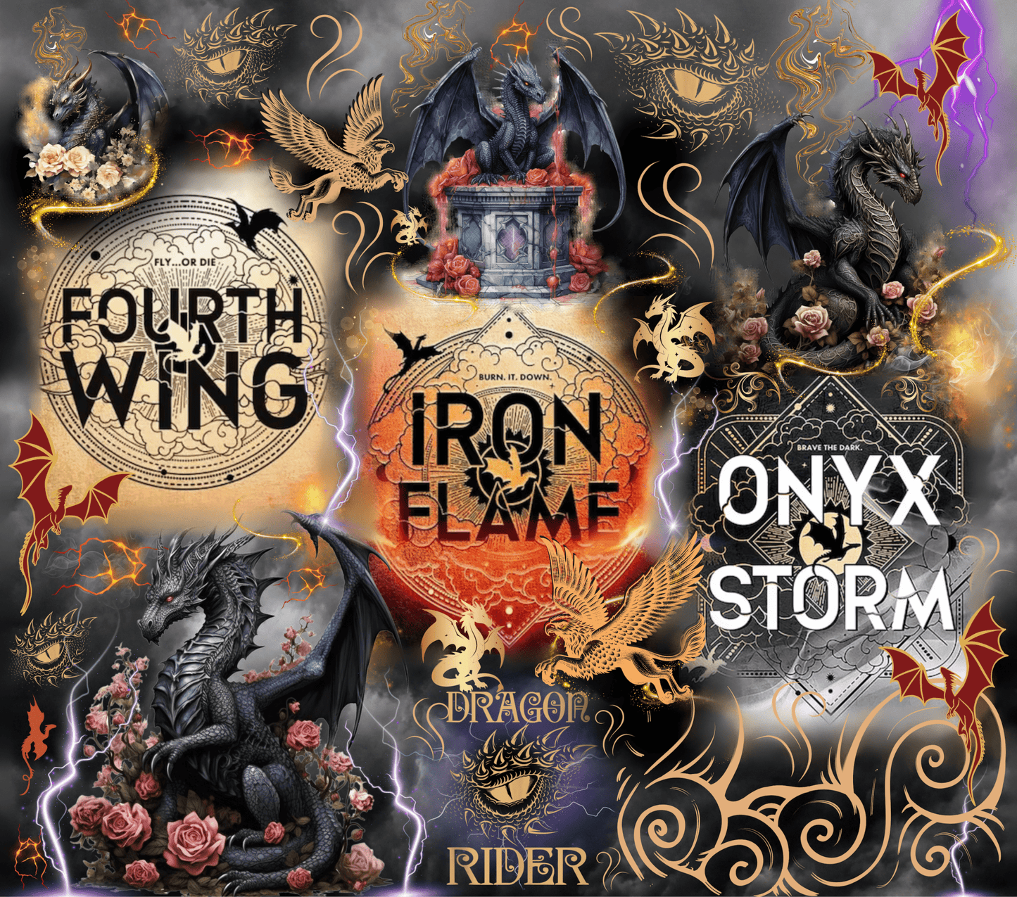 Forth Wing 20oz Story Board - Imogen & Mummy Designs