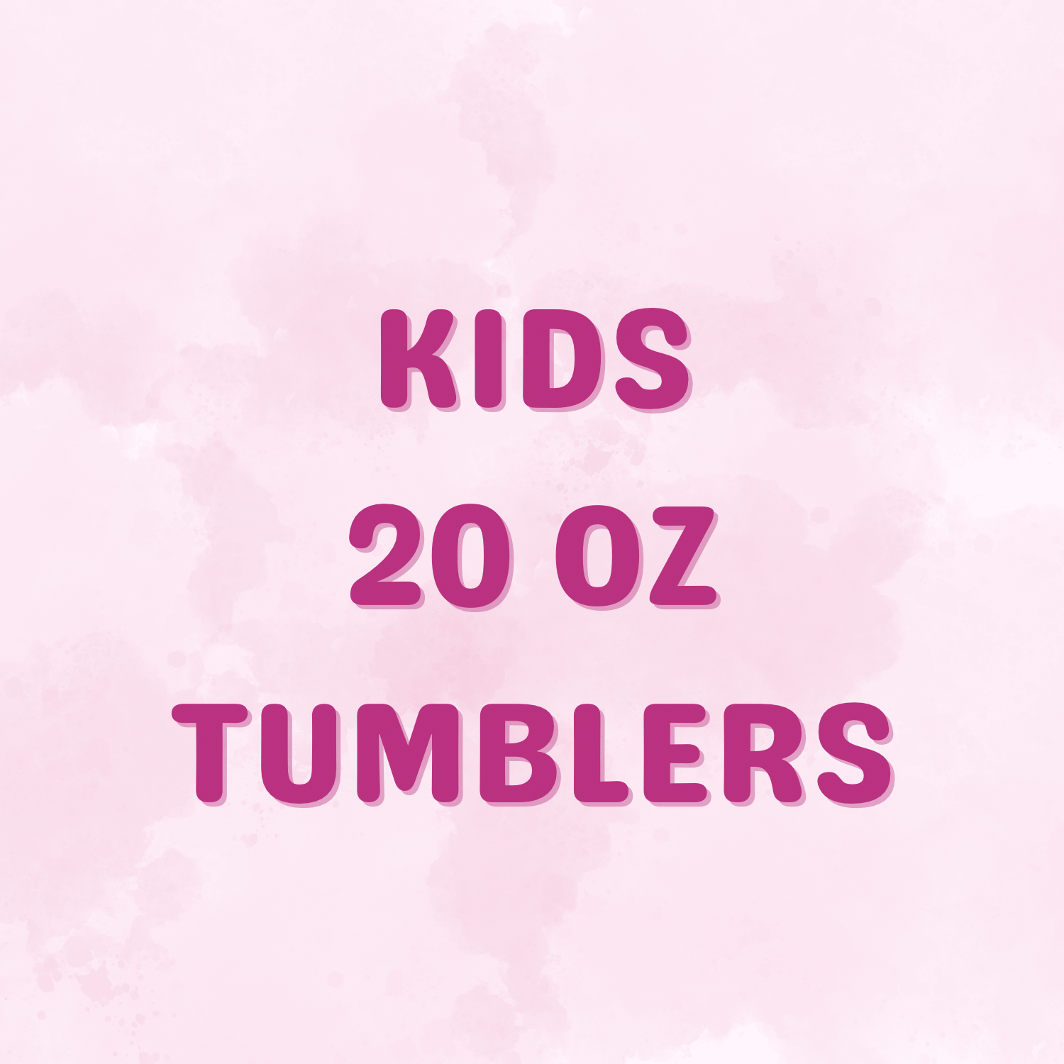 Kids 20oz Tumblers - Imogen & Mummy Designs