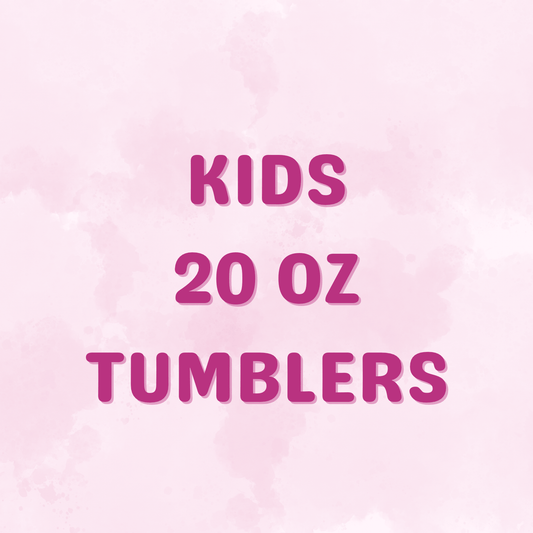 Kids 20oz Tumblers - Imogen & Mummy Designs