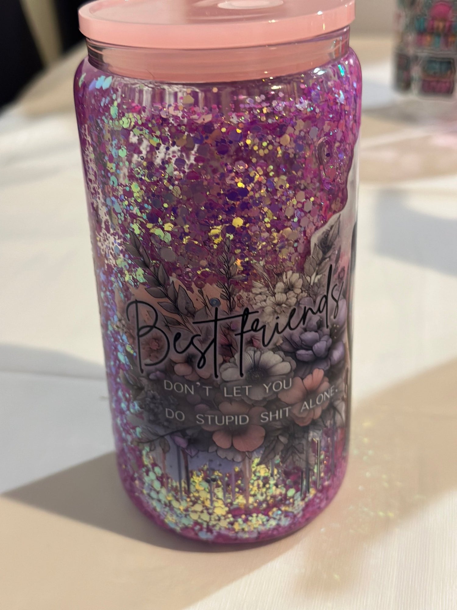 Snow globe Tumbler - Imogen & Mummy Designs