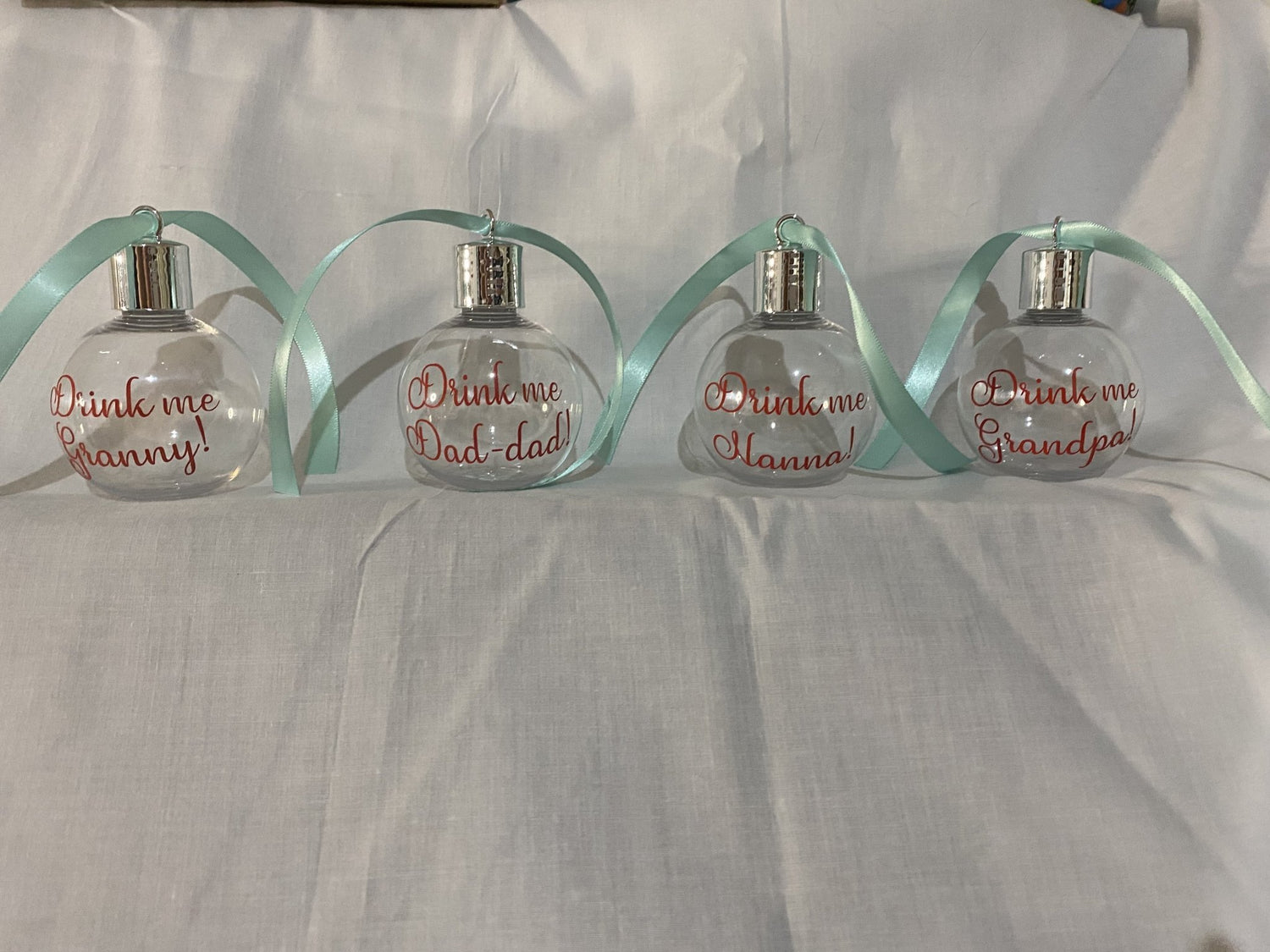 Booze Bauble 4 Pack - Imogen & Mummy Designs