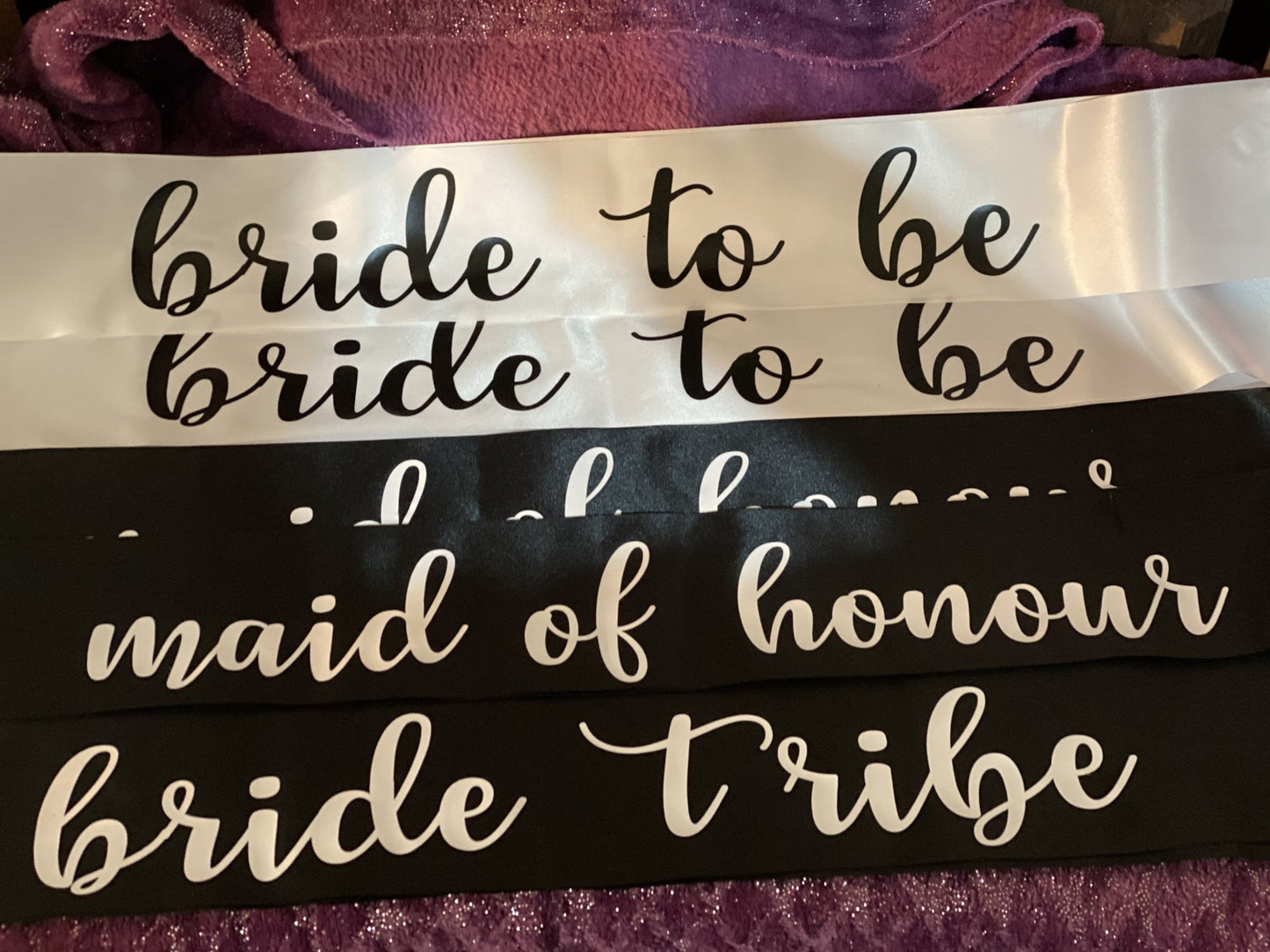 Bridal sashes - Imogen & Mummy Designs