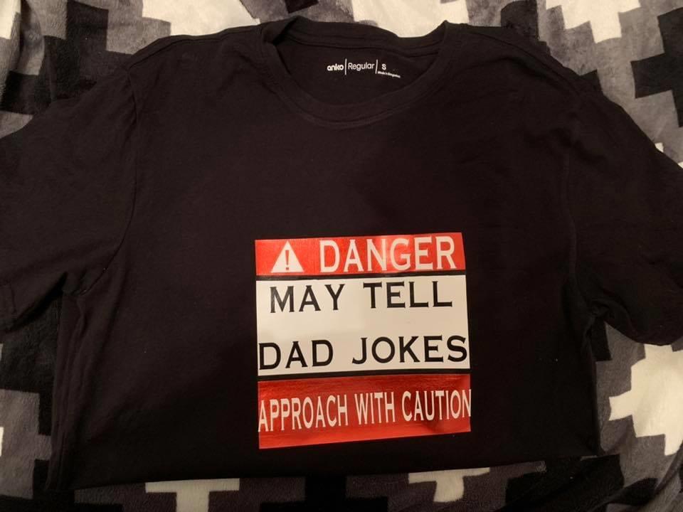 Caution Dad Jokes - Imogen & Mummy Designs