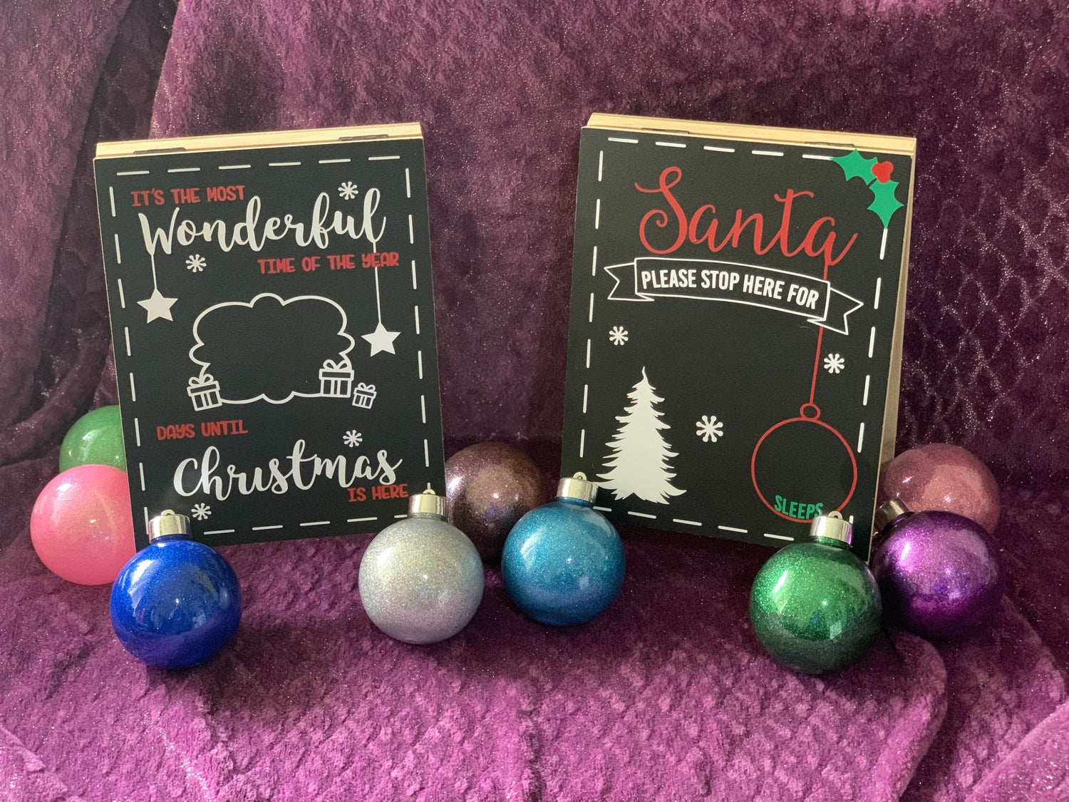 Christmas Countdown Boards - Imogen & Mummy Designs