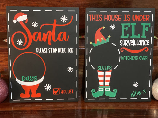 Christmas Countdown Boards - Imogen & Mummy Designs