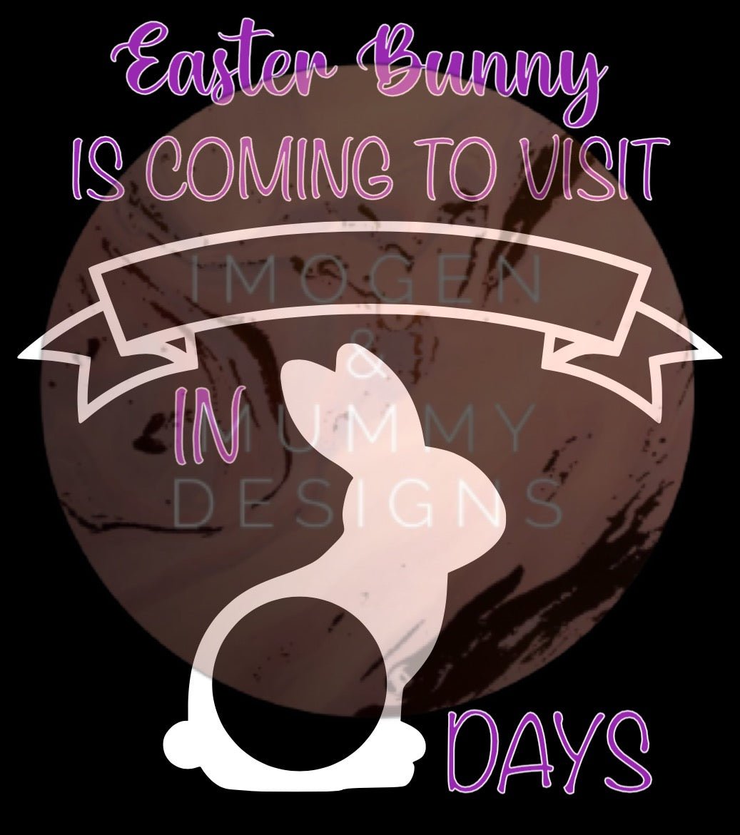 Easter Countdown Board - Imogen & Mummy Designs