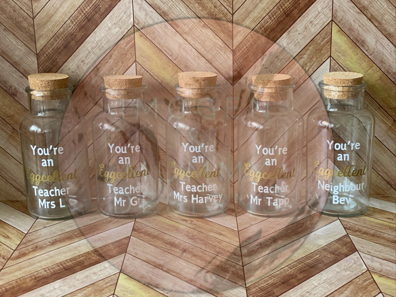 Eggcellent Teacher Jar - Imogen & Mummy Designs