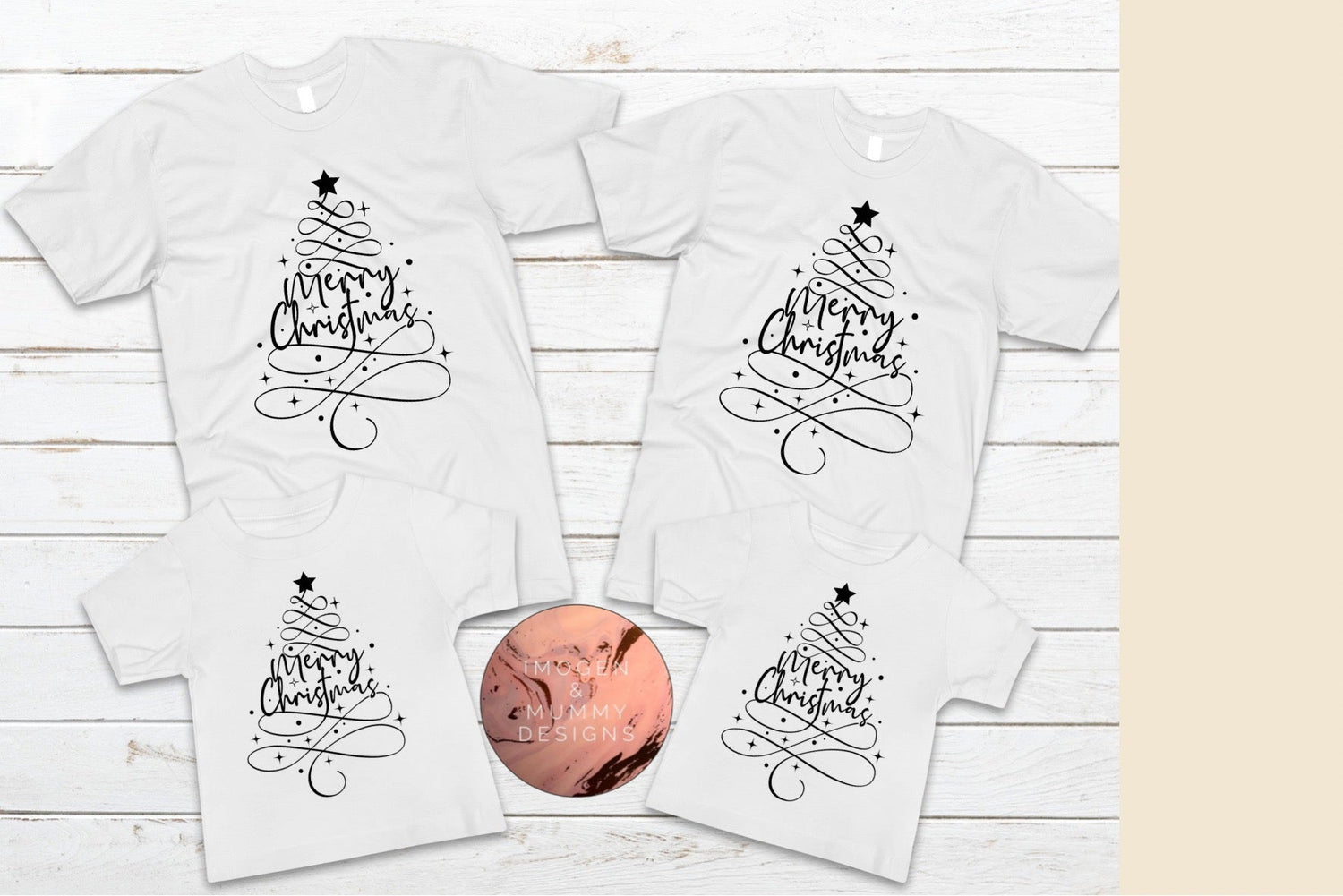 Family Christmas Tops - Imogen & Mummy Designs