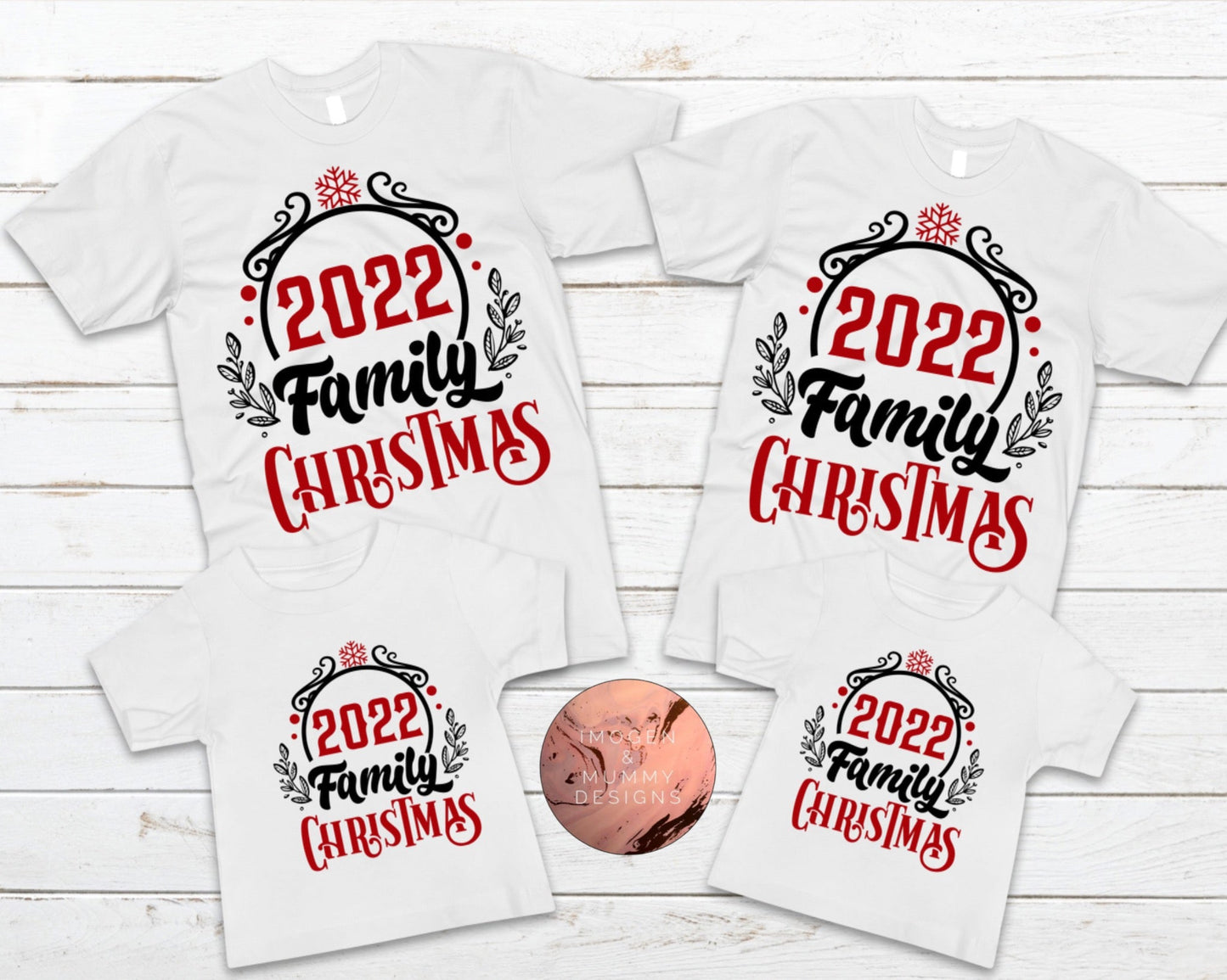 Family Christmas Tops - Imogen & Mummy Designs