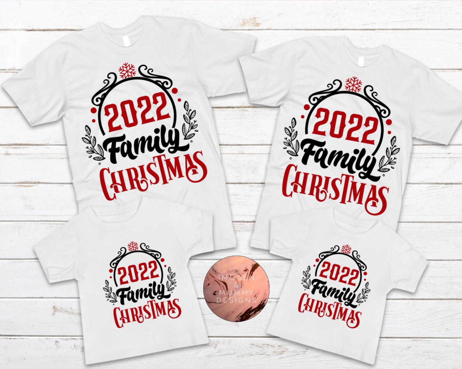 Family Christmas Tops - Imogen & Mummy Designs
