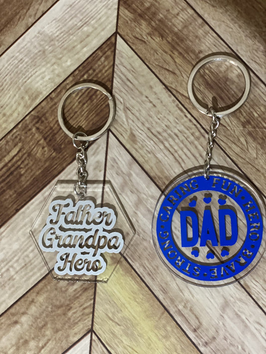 Father’s Day Key Rings - Imogen & Mummy Designs