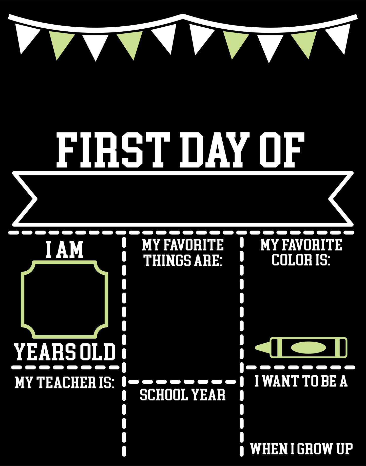 First Day of Boards - Imogen & Mummy Designs