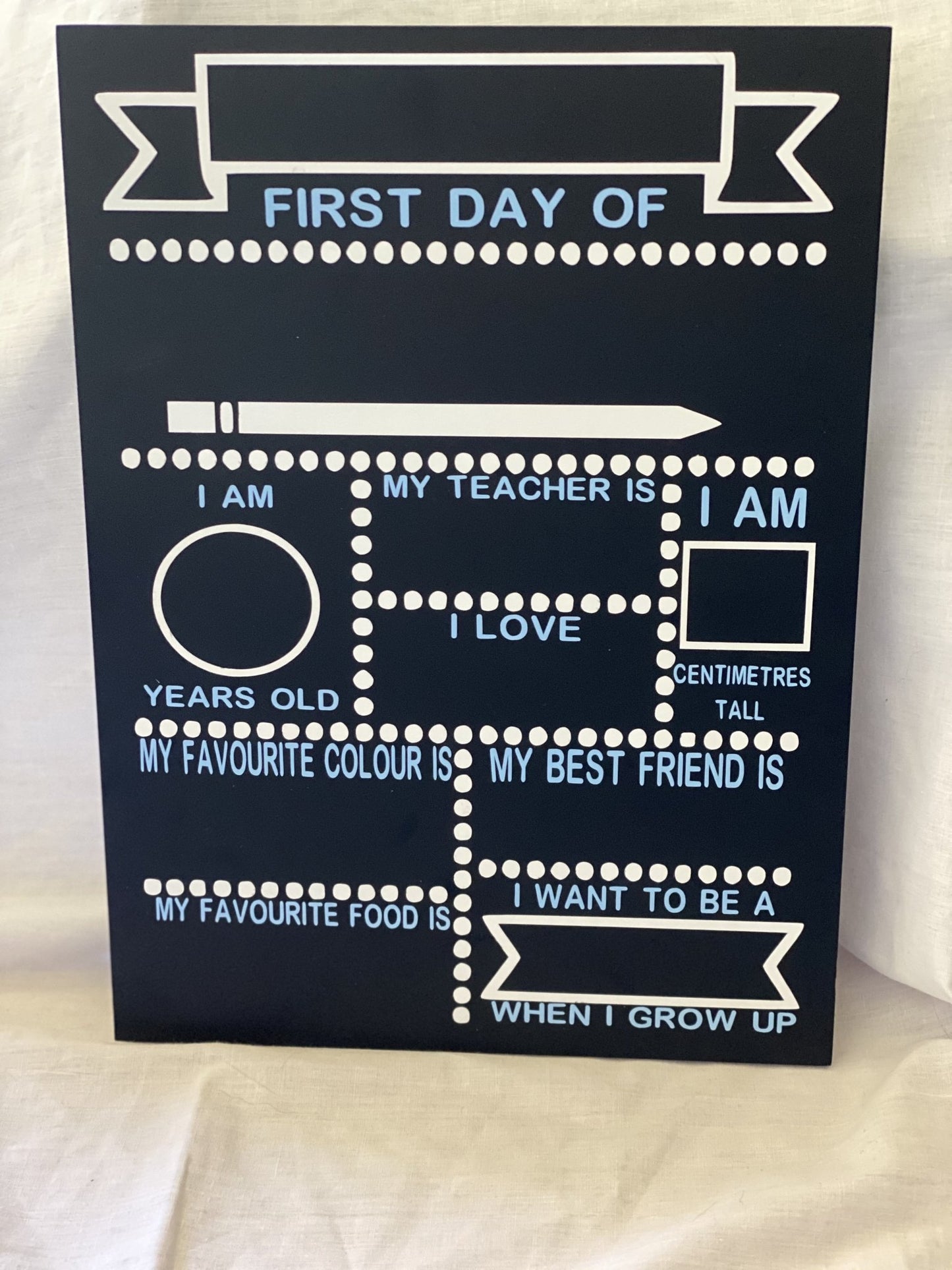 First Day of Boards - Imogen & Mummy Designs