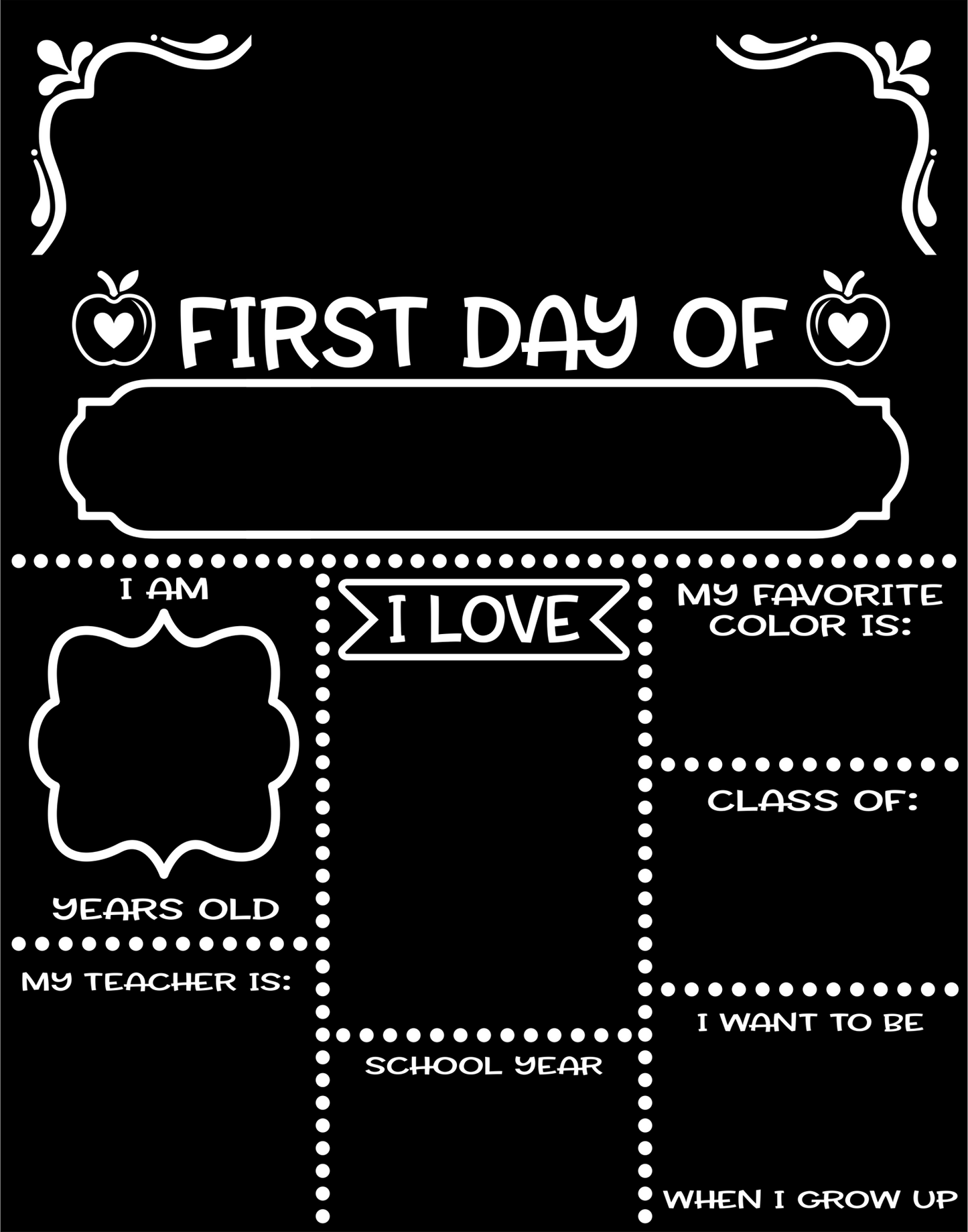 First Day of Boards - Imogen & Mummy Designs