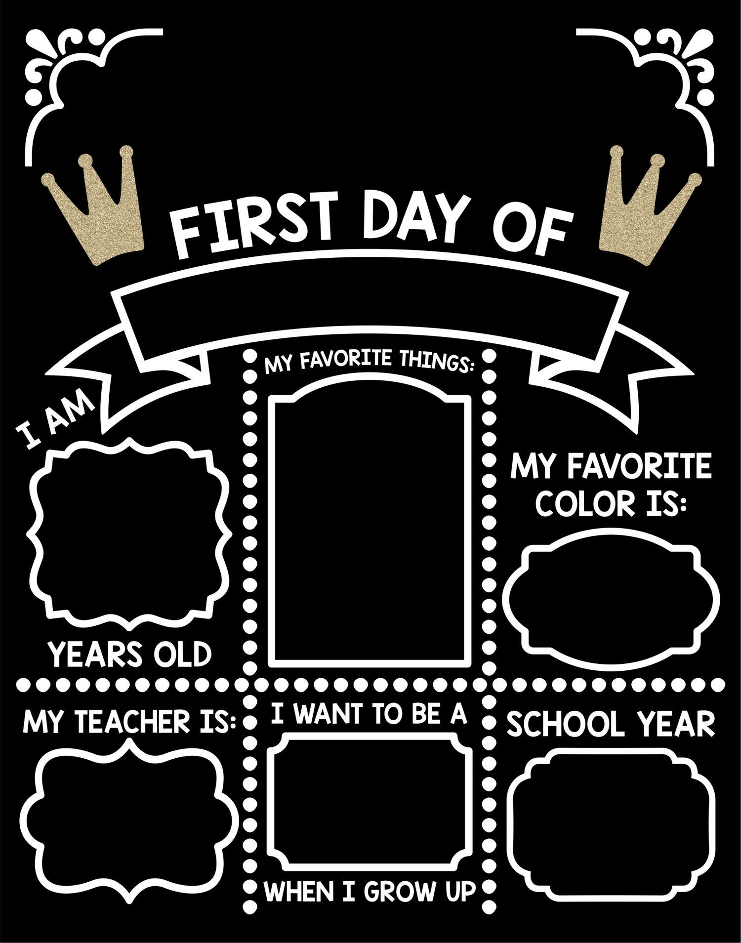 First Day of Boards - Imogen & Mummy Designs