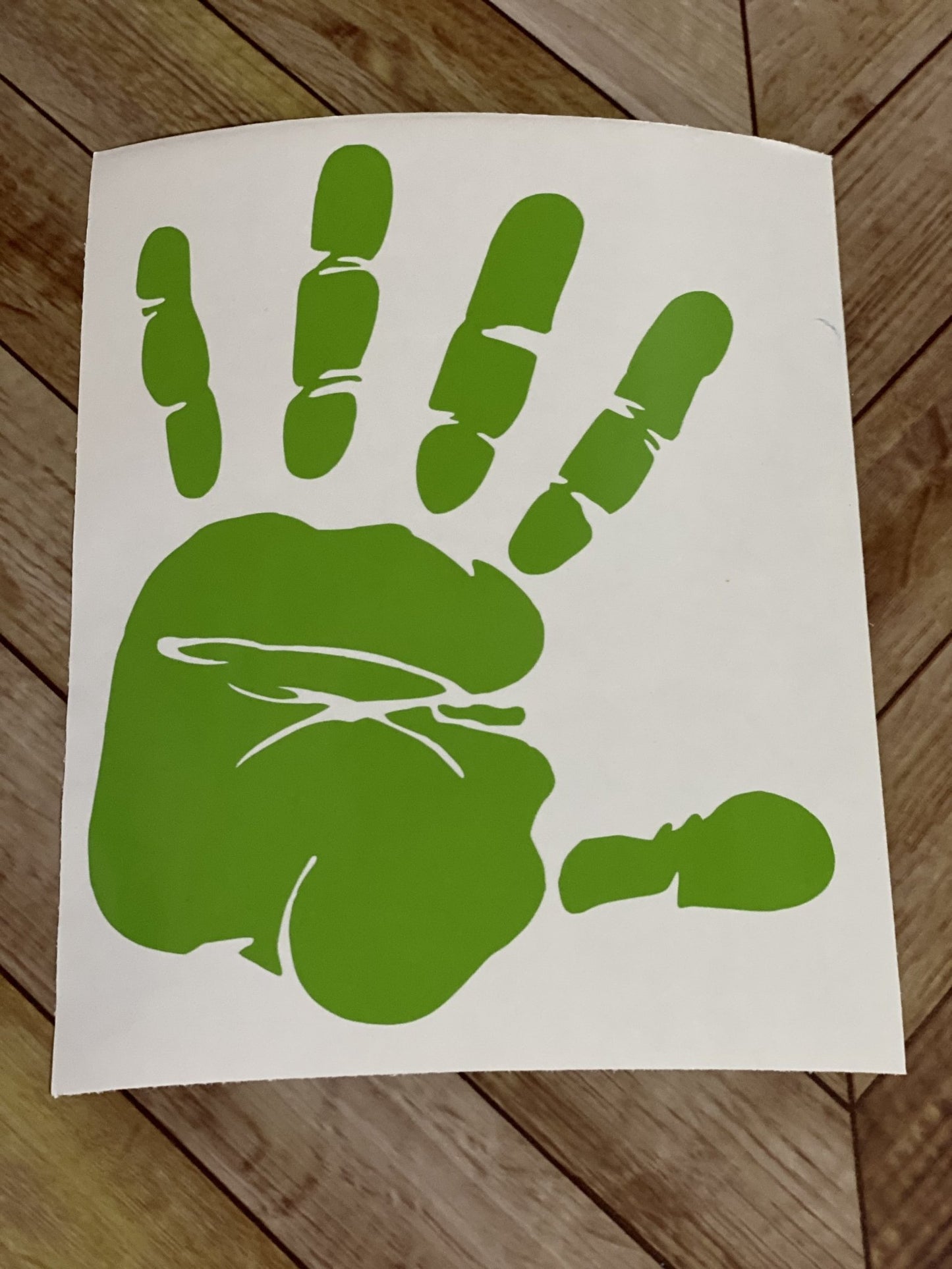 Hand print decals - Imogen & Mummy Designs