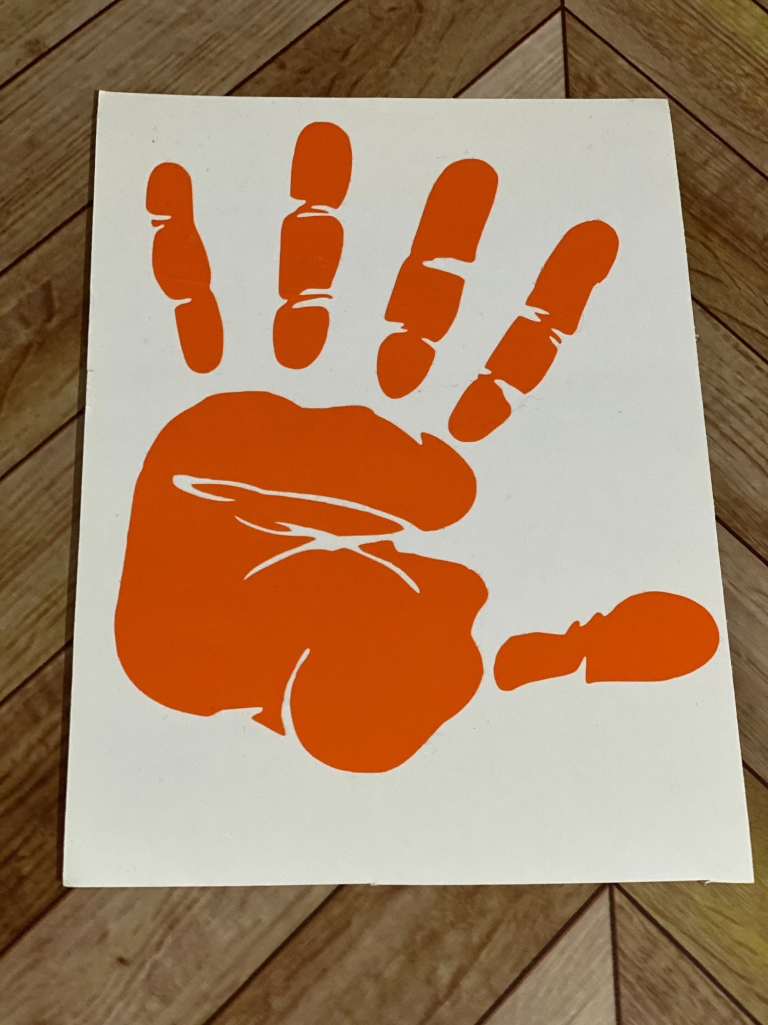 Hand print decals - Imogen & Mummy Designs