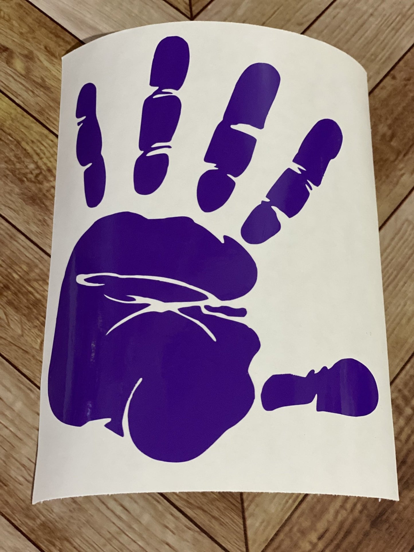 Hand print decals - Imogen & Mummy Designs