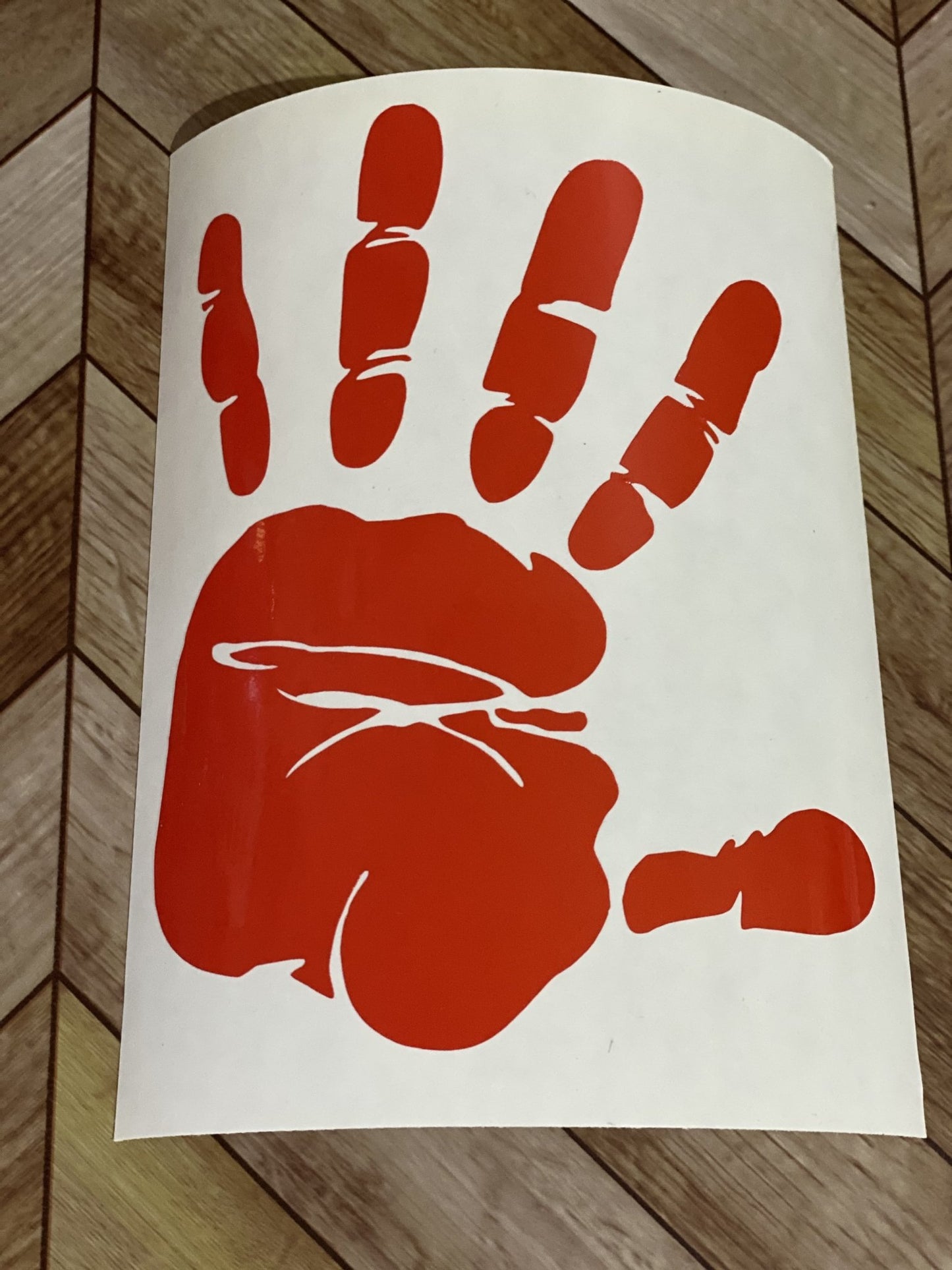 Hand print decals - Imogen & Mummy Designs