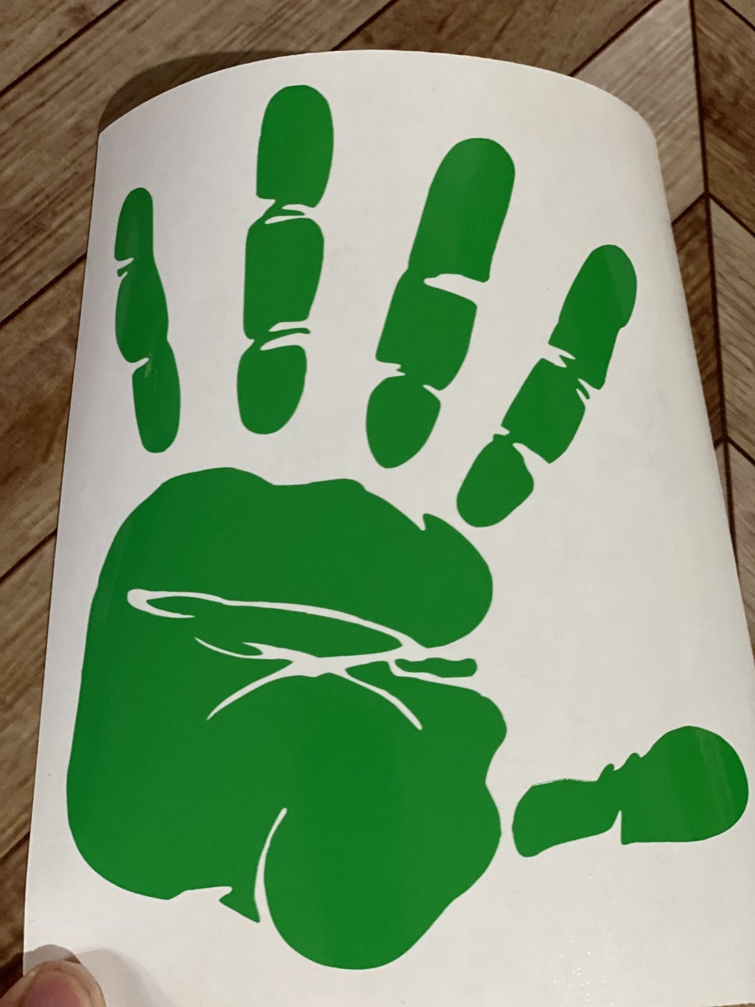 Hand print decals - Imogen & Mummy Designs