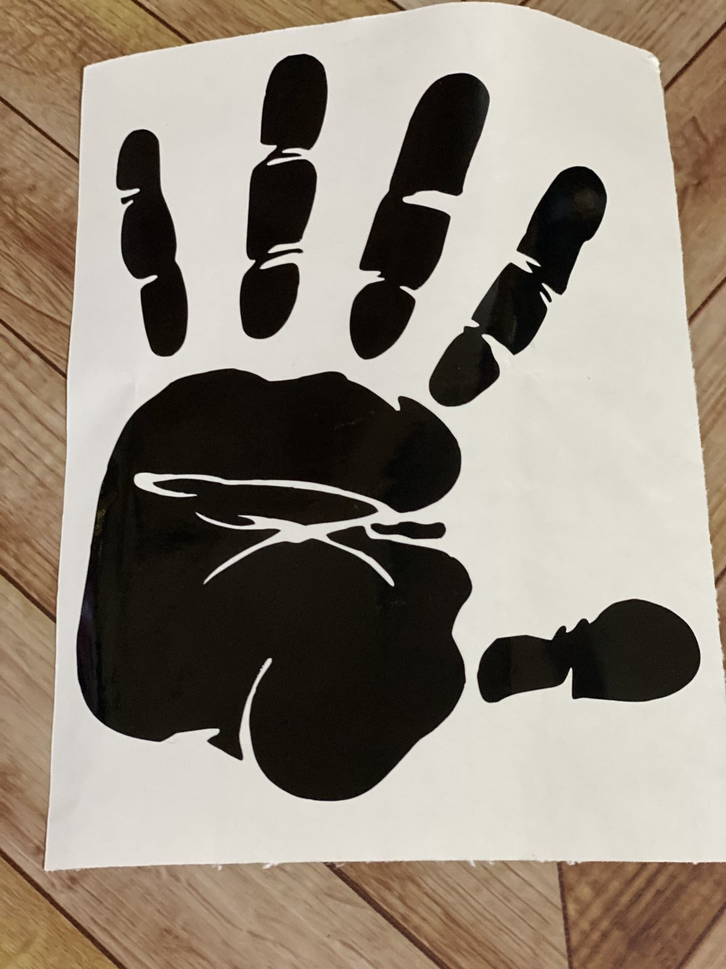 Hand print decals - Imogen & Mummy Designs