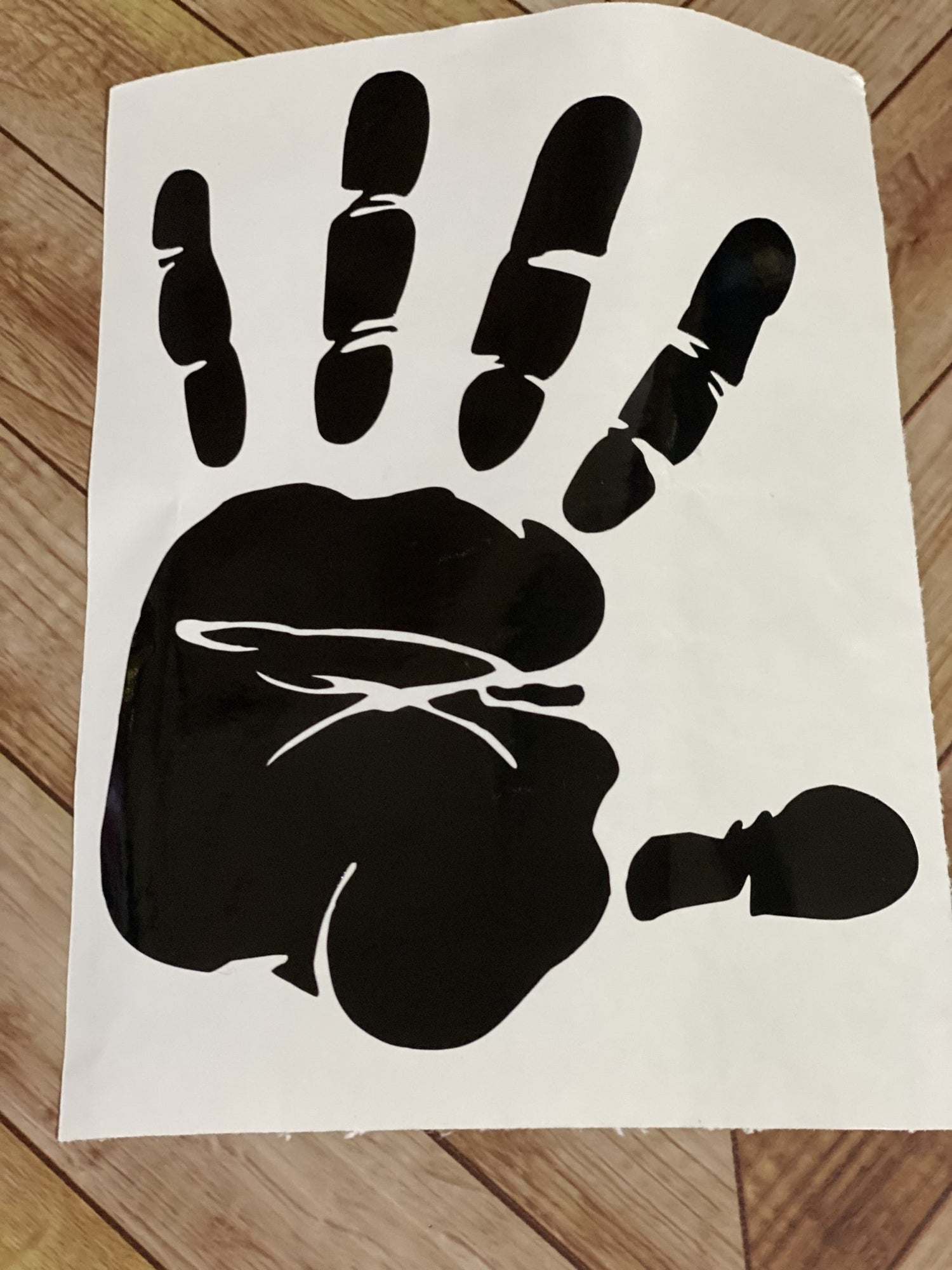 Hand print decals - Imogen & Mummy Designs