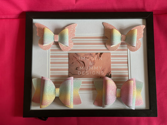 Rainbow & Butterfly Bows - Imogen & Mummy Designs