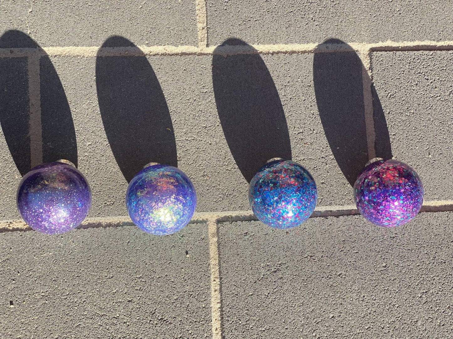 Thick Coloured Baubles - Imogen & Mummy Designs