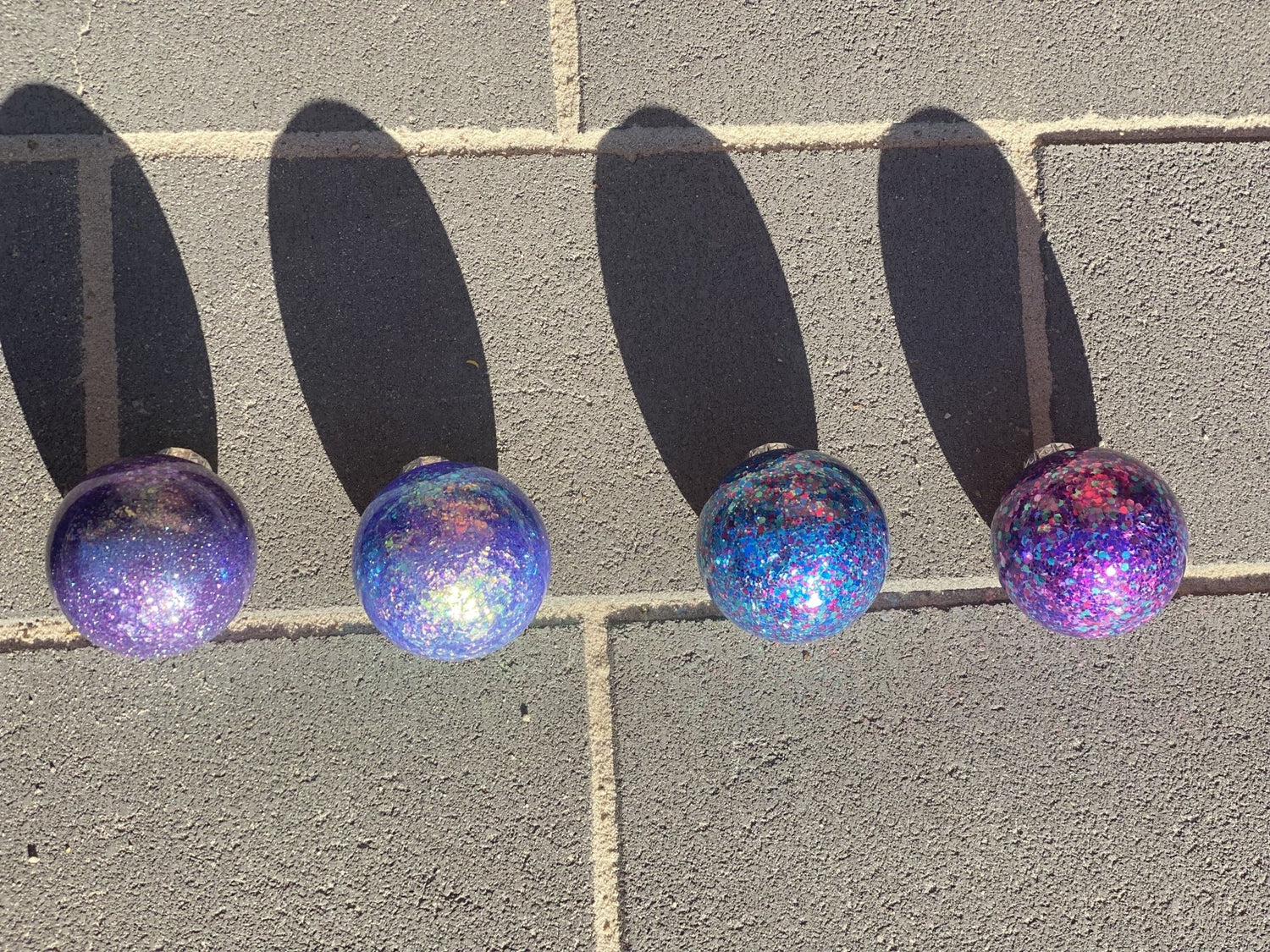 Thick Coloured Baubles - Imogen & Mummy Designs