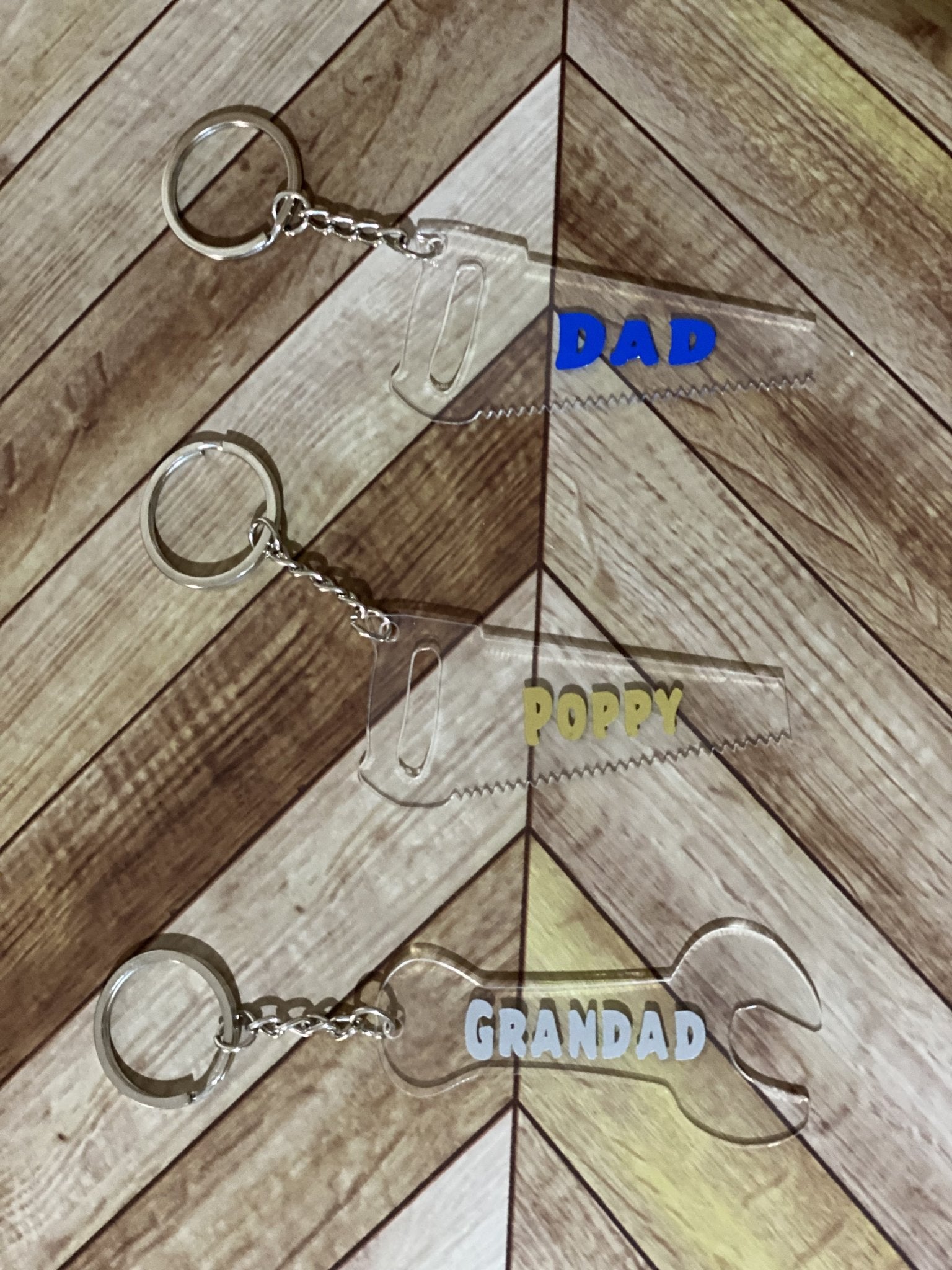 Tool Key Rings – Imogen & Mummy Designs