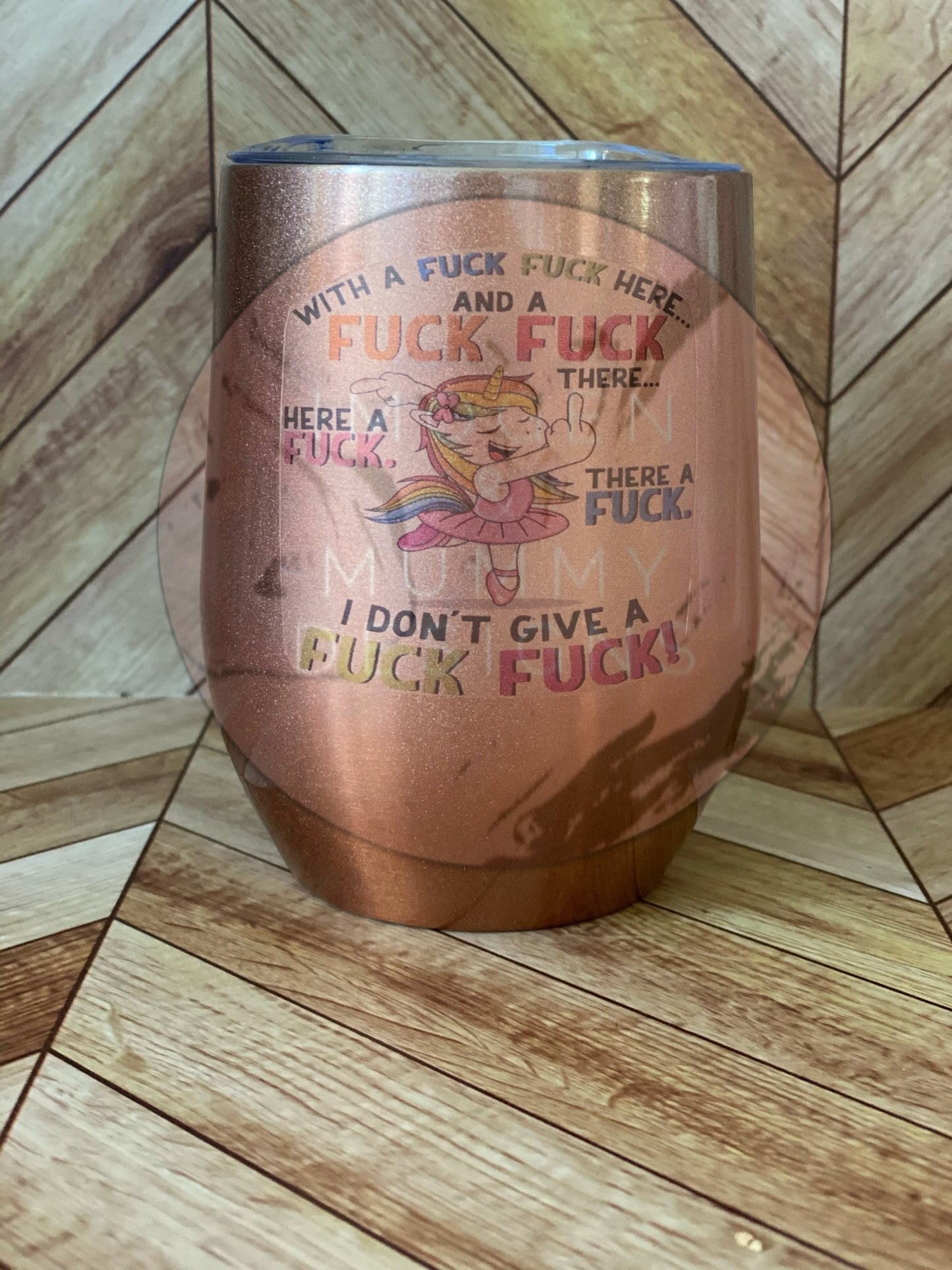 With a Fuck Fuck Here Cup - Imogen & Mummy Designs